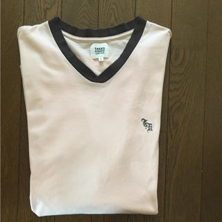 タケオキクチ(TAKEO KIKUCHI)のTAKEO KIKUCHI メンズ Tシャツ L ピンク(Tシャツ/カットソー(半袖/袖なし))
