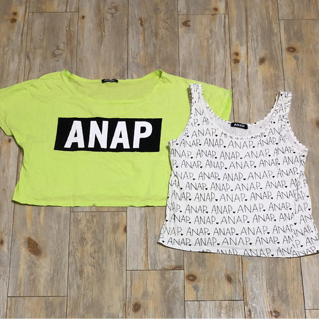 ANAP(アナップ)のANAP トップス ２点セット レディースのトップス(Tシャツ(半袖/袖なし))の商品写真