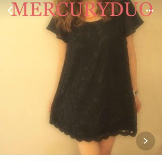 マーキュリーデュオ(MERCURYDUO)のMERCURYDUO ワンピース(ミニワンピース)