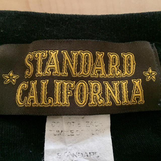 STANDARD CALIFORNIA(スタンダードカリフォルニア)のSTANDARD CALIFORNIA Ｔシャツ ブラック メンズのトップス(Tシャツ/カットソー(半袖/袖なし))の商品写真