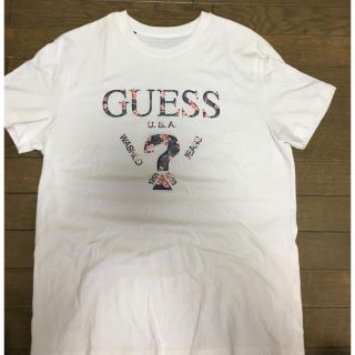 ゲス(GUESS)のGUESS フローラルtシャツ (Tシャツ/カットソー(半袖/袖なし))