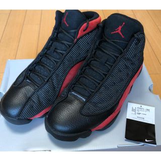 ナイキ(NIKE)のnike air jordan 13 ブラックトゥルーレッド(スニーカー)