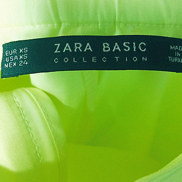 ZARA(ザラ)のZARA コットンスカート レモンイエロー レディースのスカート(ひざ丈スカート)の商品写真