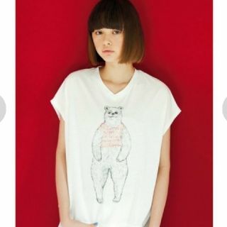 フェリシモ(FELISSIMO)のアメカジ&クマTシャツ🐻(Tシャツ(半袖/袖なし))