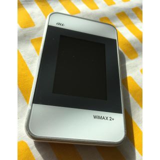 エーユー(au)のWi-Fiルーター au WiMAX ワイファイ ポケットワイファイ(PC周辺機器)