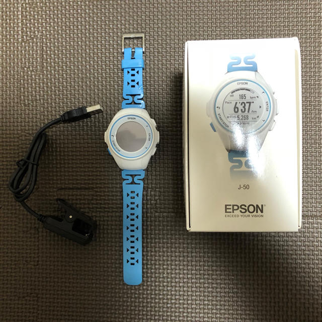 EPSON - (心拍機能付)EPSON Wristable GPS J-50Tの通販 by ふわふわ 