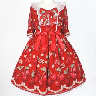 アンジェリックプリティー(Angelic Pretty)のAngelic Pretty Creamy Cherry ワンピース(ひざ丈ワンピース)