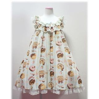 アンジェリックプリティー(Angelic Pretty)のAngelic Pretty melty cream donut ワンピース(ひざ丈ワンピース)