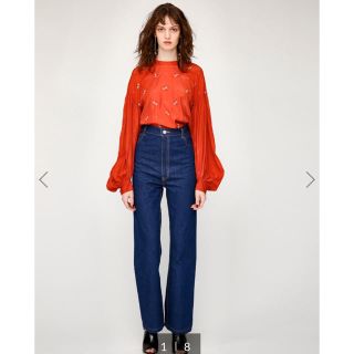 moussy - moussy❤️今期♡レトロブルーハイウエストストレートデニム