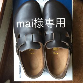 ビルケンシュトック(BIRKENSTOCK)のビルケンシュトック ロンドン 焦げ茶38 美品(ローファー/革靴)