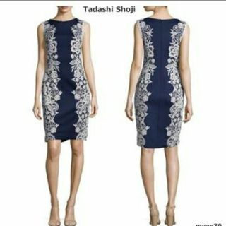 タダシショウジ(TADASHI SHOJI)の美品❤TADASHISHOUJI、タダシショージ　エレガントワンピース(ひざ丈ワンピース)