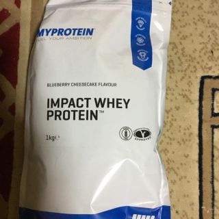 マイプロテイン(MYPROTEIN)のインパクトホエイプロテインプロテイン ブルーベリーチーズケーキ味 1kg(プロテイン)