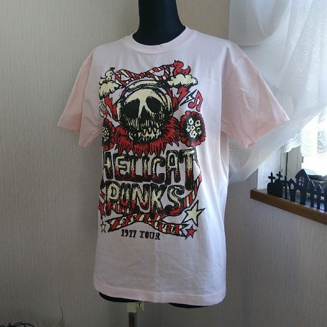 HELLCATPUNKS(ヘルキャットパンクス)のHELICATPUNKS 半袖Tシャツ レディースのトップス(Tシャツ(半袖/袖なし))の商品写真