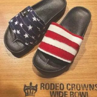 ロデオクラウンズ(RODEO CROWNS)のRODEO CROWNS　ノベルティー　アメリカンサンダルM(サンダル)