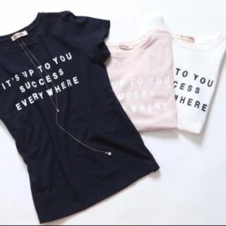 アプワイザーリッシェ(Apuweiser-riche)のApuweiser-riche Tシャツ&ネックレス　ホワイト(Tシャツ(半袖/袖なし))