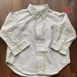 ラルフローレン(Ralph Lauren)のラルフローレン ストライプシャツ80(シャツ/カットソー)