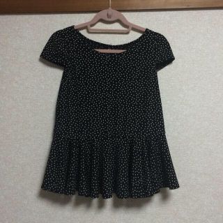 ドットアンドストライプスチャイルドウーマン(Dot&Stripes CHILDWOMAN)のドット 半袖ブラウス(シャツ/ブラウス(半袖/袖なし))