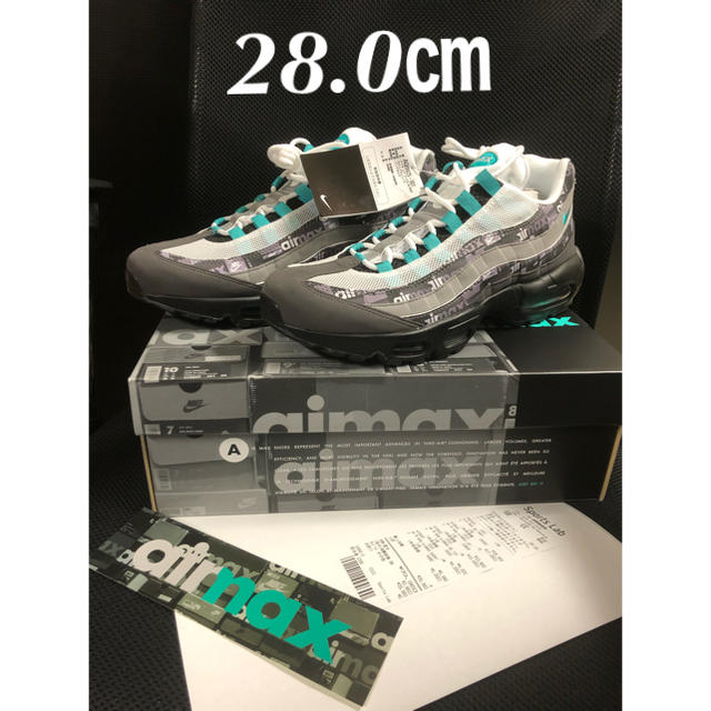 10状態AIR MAX 95 atmos WE LOVE NIKE Clear Jade