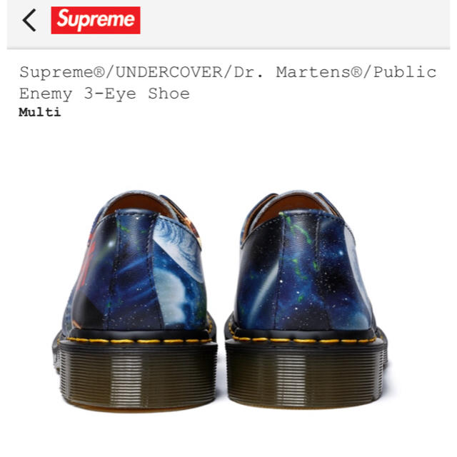 Supreme/UNDERCOVER/Dr.Martens US9/27.0