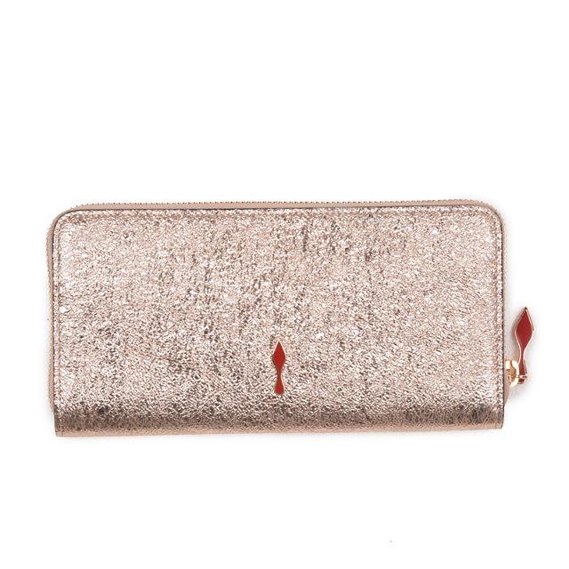 Christian Louboutin(クリスチャンルブタン)のルブタン PANETTONE ローズゴールド 長財布 レディースのファッション小物(財布)の商品写真