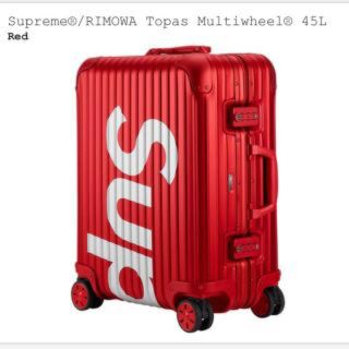 シュプリーム(Supreme)のsupreme rimowa 45L スーツケース リモワ(トラベルバッグ/スーツケース)