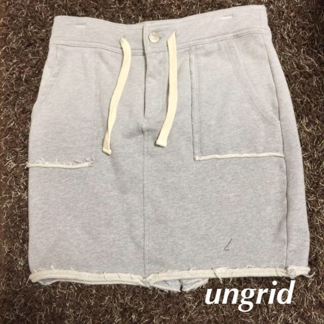 Ungrid(アングリッド)のスウェットスカート レディースのスカート(ミニスカート)の商品写真