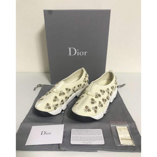 Dior - 最終値下げ ディオール テクニカルファブリック スニーカー BEE刺繍