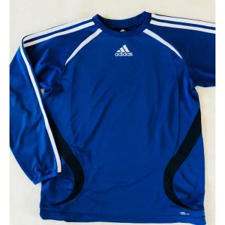 アディダス(adidas)のadidas★160 ブルー  プラクティスシャツ(Tシャツ/カットソー)