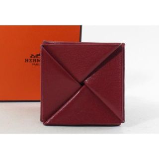 エルメス(Hermes)のエルメス ズールー レザー コインケース レッド E刻印(コインケース)