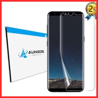 AUNEOS Galaxy S8 フィルム TPU Samsung Galaxy(保護フィルム)