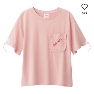 ジーユー(GU)のGU バービーコラボ(Tシャツ(半袖/袖なし))