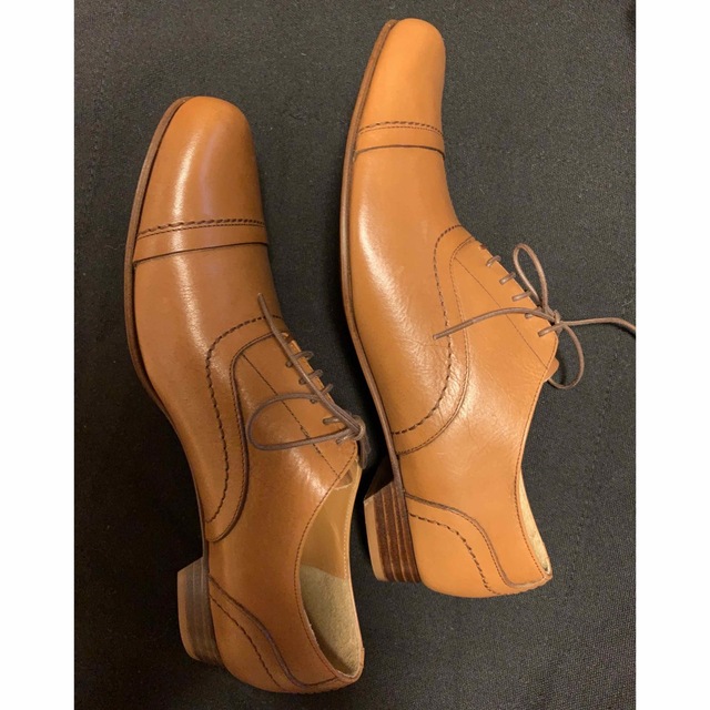 未使用品 chausser ショセ レースアップ シューズ キャメル 24cm