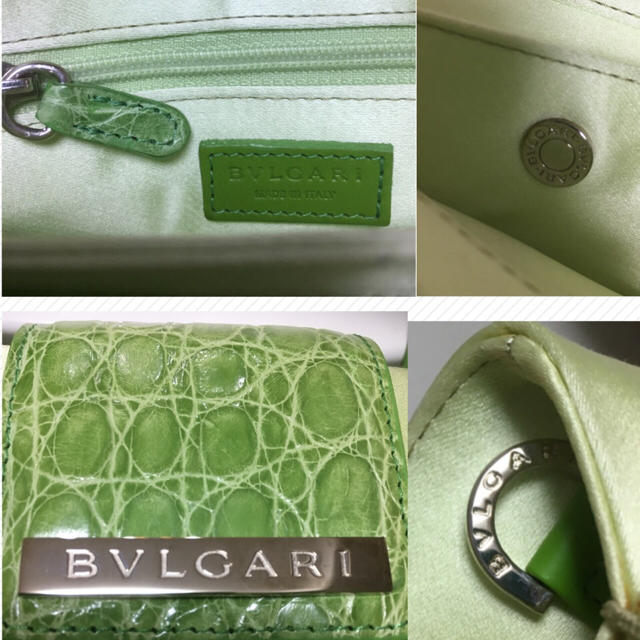 BVLGARI(ブルガリ)の未使用★ブルガリ BVLGARI ミニハンドバッグ サテンxレザー レディースのバッグ(ハンドバッグ)の商品写真