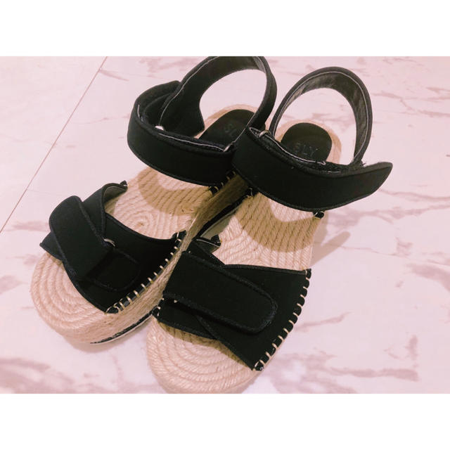 SLY(スライ)のSLY PLATFORM JUTE SANDAL レディースの靴/シューズ(サンダル)の商品写真