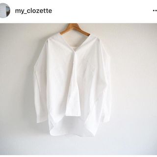 my clozette マイクローゼット Vネックスモックオーバーシャツ(シャツ/ブラウス(長袖/七分))