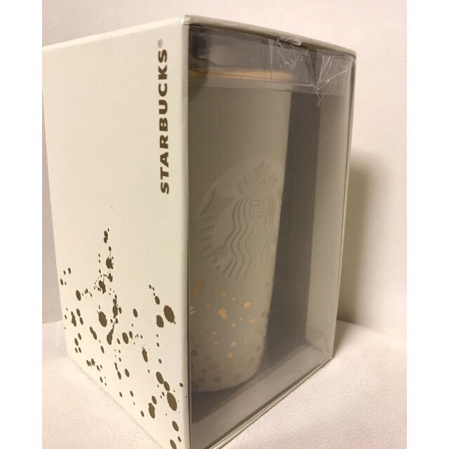 Starbucks Coffee(スターバックスコーヒー)のスターバックス台湾限定☆高級感溢れる陶器ゴールドタンブラー☆355ml インテリア/住まい/日用品のキッチン/食器(タンブラー)の商品写真