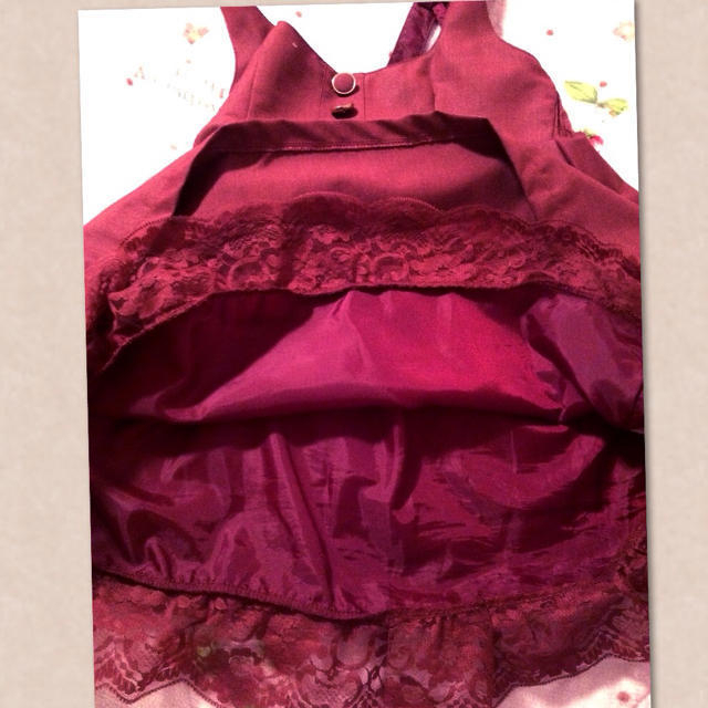 シークレットマジックワインレッドスカート レディースのスカート(ミニスカート)の商品写真