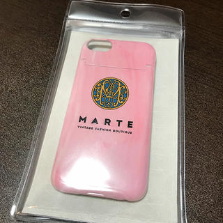 【新品未使用】値下げ marte iPhonecase(6/6s/7) (iPhoneケース)