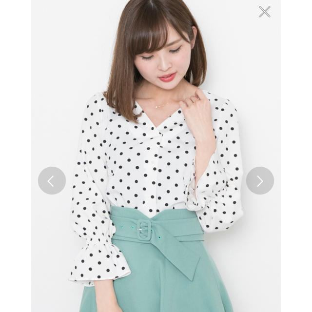 PROPORTION BODY DRESSING(プロポーションボディドレッシング)のなな様専用💖新品未使用❤️プロポーションボディドレッシング ドットブラウス レディースのトップス(シャツ/ブラウス(長袖/七分))の商品写真