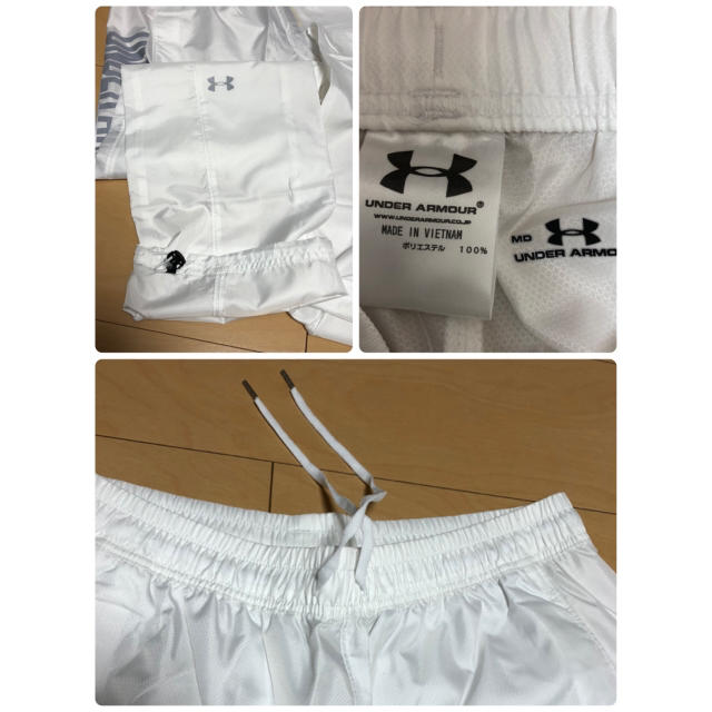 UNDER ARMOUR(アンダーアーマー)のUA ウインドブレーカー レディースMD上下セット スポーツ/アウトドアのランニング(ウェア)の商品写真