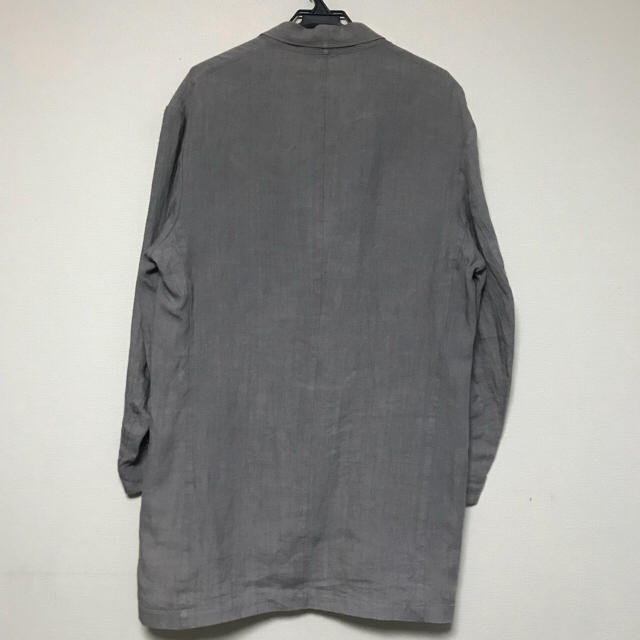 美品 Yohji Yamamoto 17ss リネン ロングジャケット | vizoobras.com.br