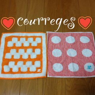 クレージュ(Courreges)の送料込！クレージュ♡タオルハンカチ二枚(その他)