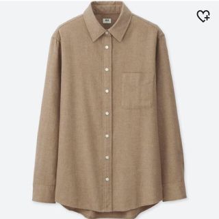 ユニクロ(UNIQLO)のフランネルシャツ+クロップドT UNIQLO(シャツ/ブラウス(長袖/七分))