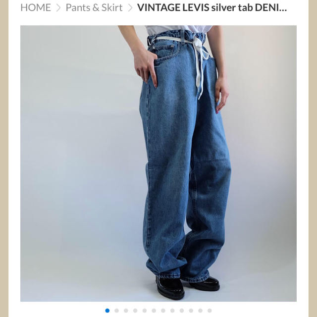 Vintage levis silver tab  W29 レディースのパンツ(デニム/ジーンズ)の商品写真