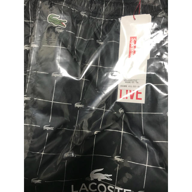 Supreme(シュプリーム)のXL Supreme LACOSTE ナイロンパンツ 新品 未使用 国内正規品 メンズのパンツ(その他)の商品写真