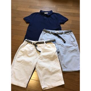 ザラ(ZARA)のZARA BOYS13/14サイズ 164センチ  ハーフパンツポロセット(パンツ/スパッツ)