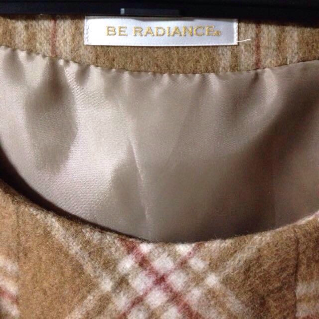 BE RADIANCE(ビーラディエンス)のBE RADIANCEフェルト生地ワンピ レディースのワンピース(ミニワンピース)の商品写真