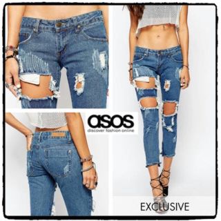 エイソス(asos)のGW限定セール★新品！ASOS(エイソス)ダメージジーンズ(デニム/ジーンズ)