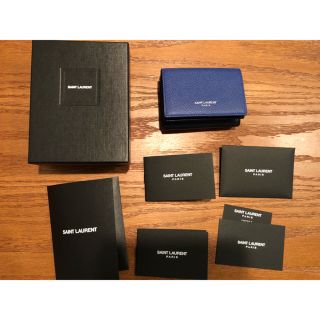 サンローラン(Saint Laurent)のさやかさま専用 GINZA SIX購入 サンローラン ミニ財布 バイカラー (財布)