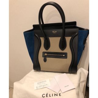 セリーヌ(celine)のセリーヌ ラゲージ マイクロ 完売希少 マルチカラー(ハンドバッグ)